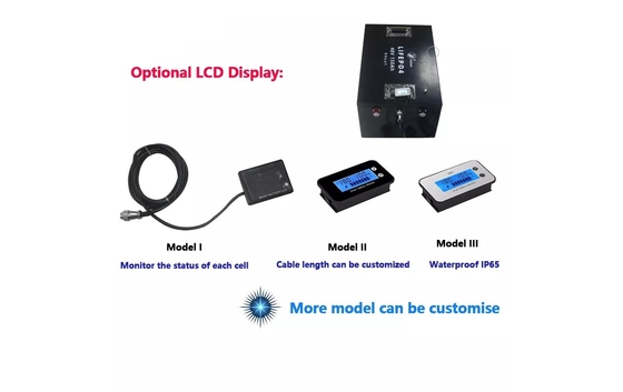 60ah 100ah 200ah Lifepo4 ชุดแบตเตอรี่รถกอล์ฟ 48V Deep Cycle พร้อม BMS