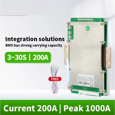 12V - 72V ระบบ BMS ลิเธียม 3S-24S 100A 120A 150A 200A 250A Lifepo4 แบตเตอรี่ลิเธียม BMS