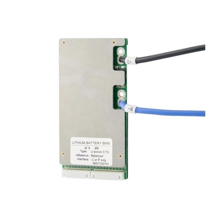 50A ระบบลิเธียม BMS 17s 60V พร้อมแผงป้องกัน PCB PCM ควบคุมอุณหภูมิ