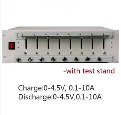 8 ช่อง 5V 10A เครื่องทดสอบการปล่อยประจุแบตเตอรี่เครื่องทดสอบแบตเตอรี่ลิเธียม