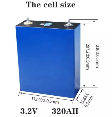 UPS / Solar Light Lifepo4 แบตเตอรี่ลิเธียม 100ah - 320ah 3.2V LiFePO4 ชุดแบตเตอรี่