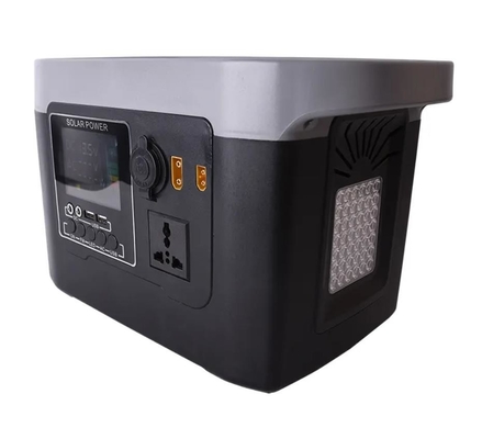เครื่องกำเนิดไฟฟ้าพลังงานแสงอาทิตย์แบตเตอรี่ลิเธียม 800W แคมป์ปิ้งสถานีไฟฟ้าพกพาฉุกเฉิน