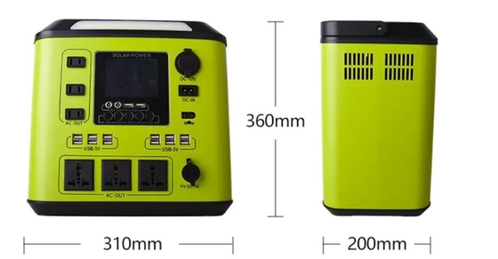 Green 1500W Portable Power Station 500WH 800WH 2000WH เครื่องกำเนิดพลังงานแสงอาทิตย์