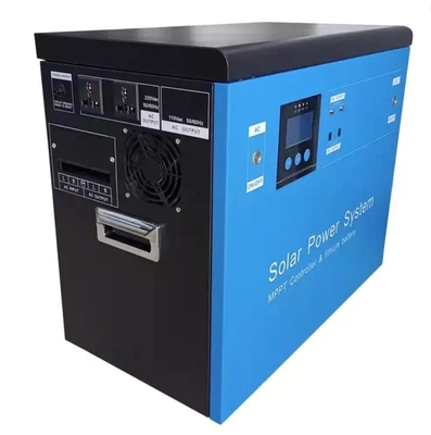 เครื่องกำเนิดไฟฟ้าฉุกเฉินในบ้านสถานีพลังงานแสงอาทิตย์แบบพกพา 2KW 3KW