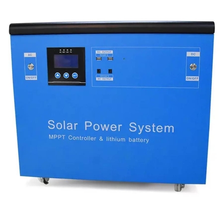 เครื่องกำเนิดไฟฟ้าฉุกเฉินในบ้านสถานีพลังงานแสงอาทิตย์แบบพกพา 2KW 3KW