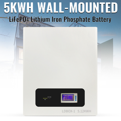 48V 200ah ผนังแบตเตอรี่บ้าน 5kwh 10kwh LiFePO4 แบตเตอรี่ลิเธียมไอออนฟอสเฟต