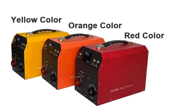 เครื่องชาร์จแบตเตอรี่รถยนต์แบบพกพา 12V 24V รถ Jump Starter Heavy Duty Design