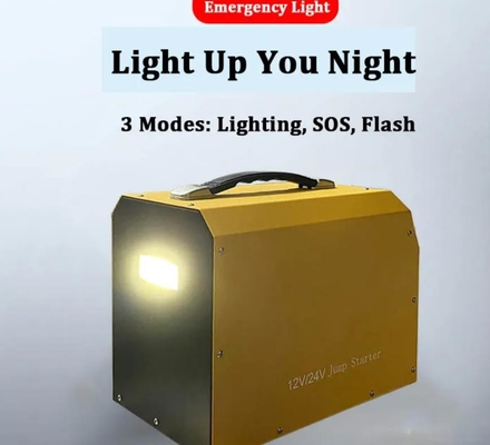 12V 24V รถ Jump Starter Power Bank ลิเธียม รถ แบตเตอรี่ เครื่องชาร์จ เครื่องมือฉุกเฉินแบบพกพา