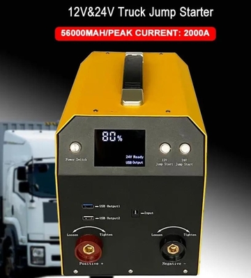 12V 24V รถ Jump Starter Power Bank ลิเธียม รถ แบตเตอรี่ เครื่องชาร์จ เครื่องมือฉุกเฉินแบบพกพา