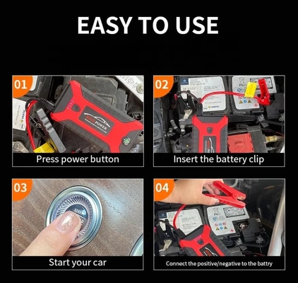 Mini Slim 20000mah Portable Car Jump Starter สตาร์ทรถฉุกเฉินพร้อมไฟ LED
