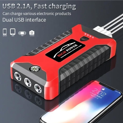 Mini Slim 20000mah Portable Car Jump Starter สตาร์ทรถฉุกเฉินพร้อมไฟ LED