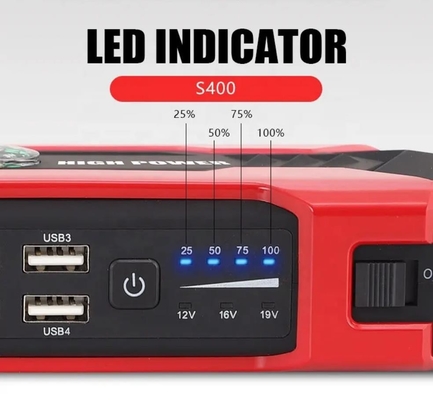 เครื่องชาร์จแบตเตอรี่รถยนต์แบบพกพา FCC แหล่งจ่ายไฟแบบพกพา 12V และชุดจั๊มสตาร์ทฉุกเฉิน