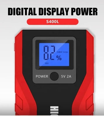 12V แบตเตอรี่รถยนต์แบบพกพา Jump Starter เครื่องจ่ายไฟอัตโนมัติธนาคาร 10000mAh เครื่องชาร์จแบตเตอรี่