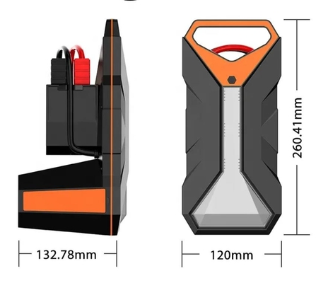 Peak Current 2000A เครื่องชาร์จแบตเตอรี่รถยนต์แบบพกพา 24V Truck Jump Starter พร้อมฐานแม่เหล็ก
