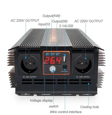 12v to 220v Off Grid Modified Sine Wave Inverter กำลังสูง 3kw