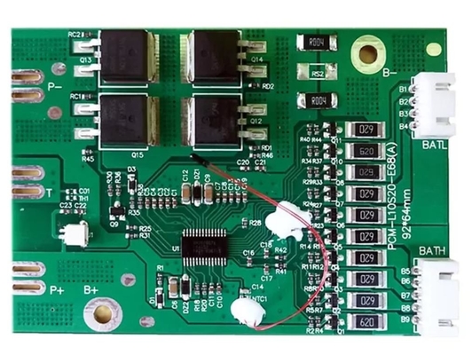 10-17S Li Ion / Lifepo4 ระบบ BMS อัจฉริยะ 40A 60A 80A สำหรับชุดแบตเตอรี่ 36v 48v 60v