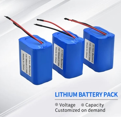 2600mah 3000mah 3.7V 7.4V 7800mah 9ah 18650 แบตเตอรี่ลิเธียมไอออนแบบชาร์จไฟได้