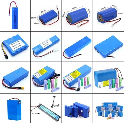 ชุดแบตเตอรี่ลิเธียมไอออน Ebike 18650 12V 24V 36V 52V 7.8Ah 10Ah 13Ah 15Ah 20Ah