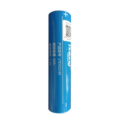 2.3V 9AH เซลล์ Li Ion แบบชาร์จได้, 32140 LTO แบตเตอรี่ลิเธียมไททาเนต