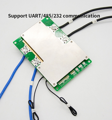 RS485 Balance Lifepo4 8s 24v BMS พร้อมใบรับรอง CE แรงดันชาร์จ 80A