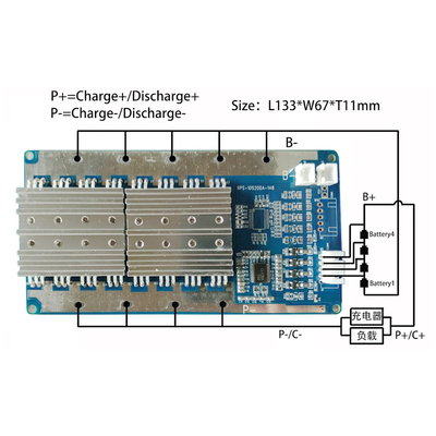 800A 200A ระบบ BMS ลิเธียม 4S 8S 10S สำหรับรถยนต์ขนาดเล็กเริ่มต้นแบตเตอรี่
