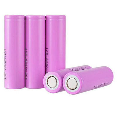 CE 2500mah 18650 แบตเตอรี่ 3.7 V, เซลล์แบตเตอรี่ลิเธียมไอออนแบบรีชาร์จสำหรับ Fan