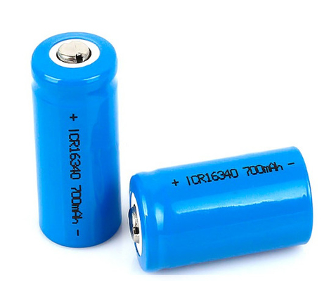 RCR123A เซลล์แบตเตอรี่ลิเธียมไอออนรอบลึก 3.7V 700mah 16340