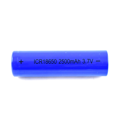 แบตเตอรี่แบบชาร์จได้ 18650 3.7 V 2500mah สำหรับไฟฉาย Power Banks