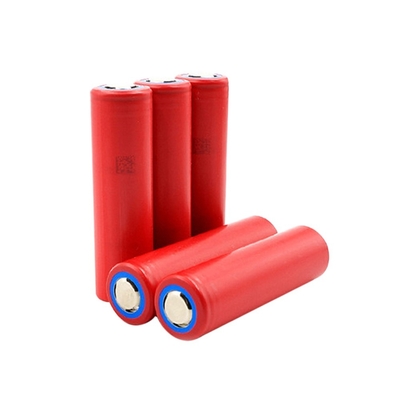 เซลล์แบตเตอรี่ลิเธียมไอออนแบบชาร์จได้ 18650 3.7V 3500MAH รูปทรงกระบอก