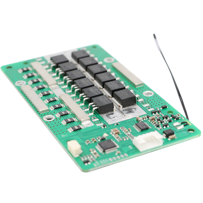 UART Communications Active Balance BMS 12V 60A 4S 120 × 65 × 10 มม. ขนาด