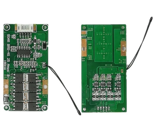 Common Port 4S 10A BMS 14.8V พร้อมตัวควบคุมอุณหภูมิ 66×34mm size