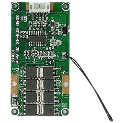 Common Port 4S 10A BMS 14.8V พร้อมตัวควบคุมอุณหภูมิ 66×34mm size