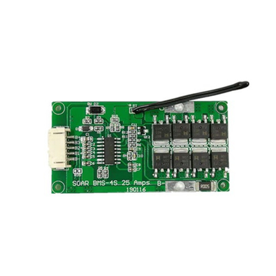Common Port 4S 10A BMS 14.8V พร้อมตัวควบคุมอุณหภูมิ 66×34mm size