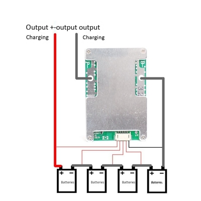 4S 12V 120A Lifepo4 Battery BMS Board, ระบบจัดการแบตเตอรี่กรดตะกั่ว CE