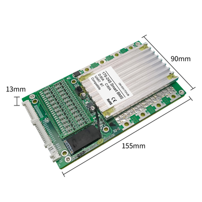 บอร์ดป้องกันแบตเตอรี่อัจฉริยะ BMS พร้อมบาลานเซอร์ 17S-24S 80A พร้อม BT UART 60V 72V