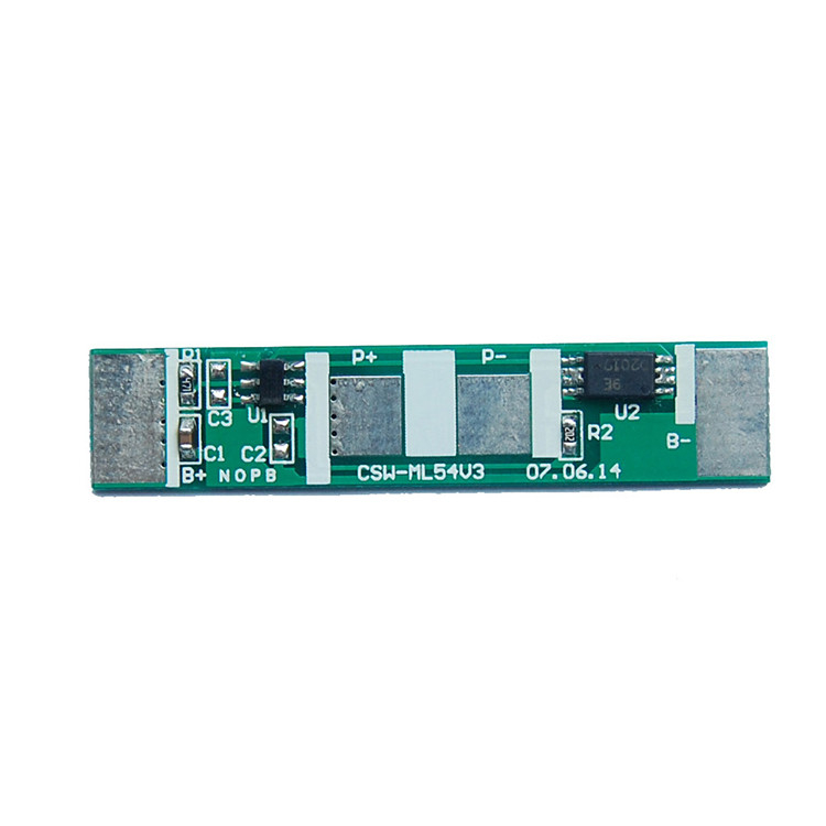 ใบรับรอง CE ชุดแบตเตอรี่ลิเธียมไอออน BMS, 3.2V 2A 1S BMS บอร์ดความหนา 0.2-7 มม