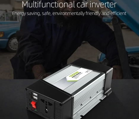 DC เป็นไฟฟ้ากระแสสลับแก้ไขไซน์เวฟอินเวอร์เตอร์ 12v ถึง 220v 1000W DC AC Power Inverter